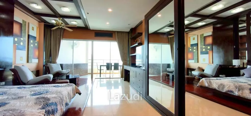 ห้องสตูดิโอวิวทะเลสวยงามให้เช่า วิวทะเล 3 พระตำหนัก