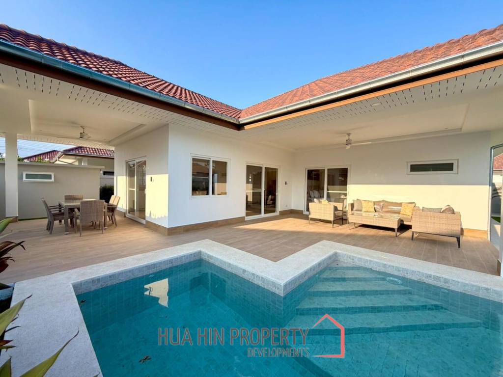 185 sqm New Modern Pool Villa in Mali Vista Hua Hin