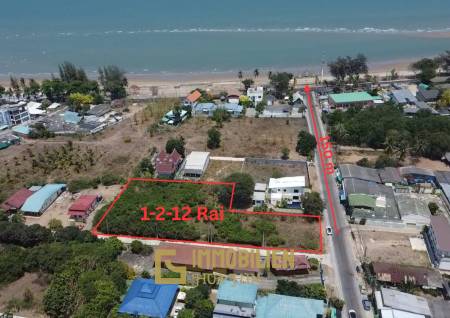 1-2-12 Rai Coastal Land for Sale in Pak Nam Pran, Pranburi