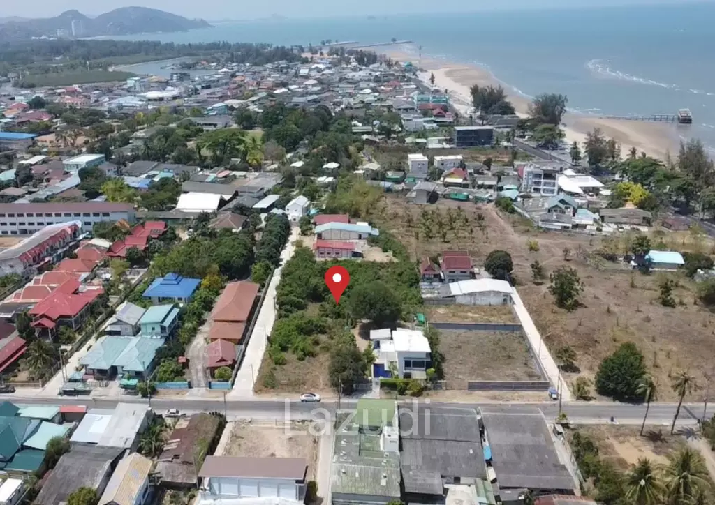 1-2-12 Rai Coastal Land for Sale in Pak Nam Pran, Pranburi