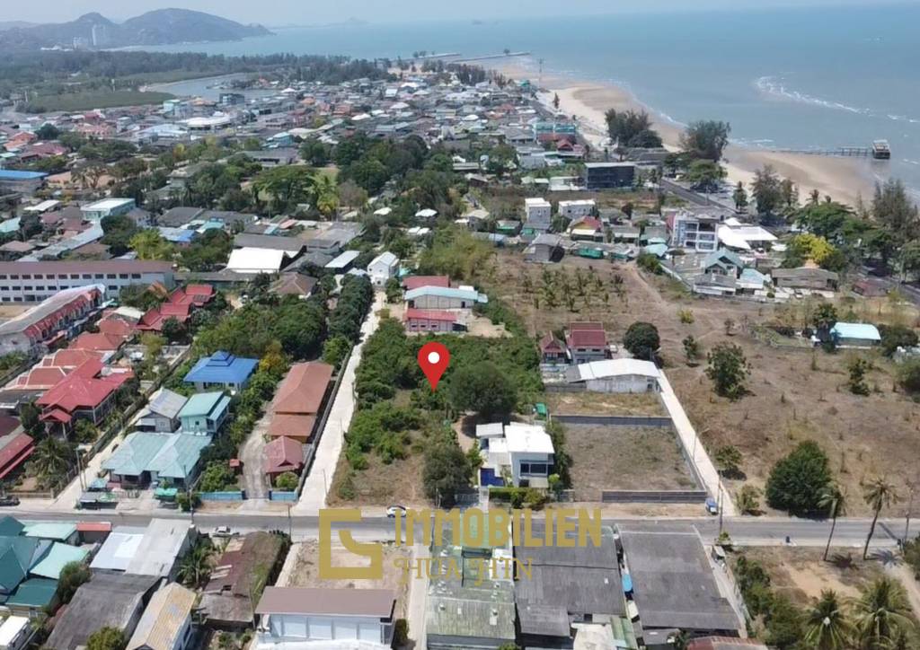 1-2-12 Rai Coastal Land for Sale in Pak Nam Pran, Pranburi