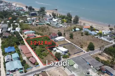 1-2-12 Rai Coastal Land for Sale in Pak Nam Pran, Pranburi