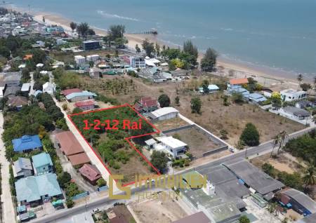 1-2-12 Rai Coastal Land for Sale in Pak Nam Pran, Pranburi