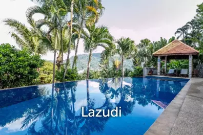 Spacious 4-Bedroom Pool Villa with Sea View for Sale in Patong