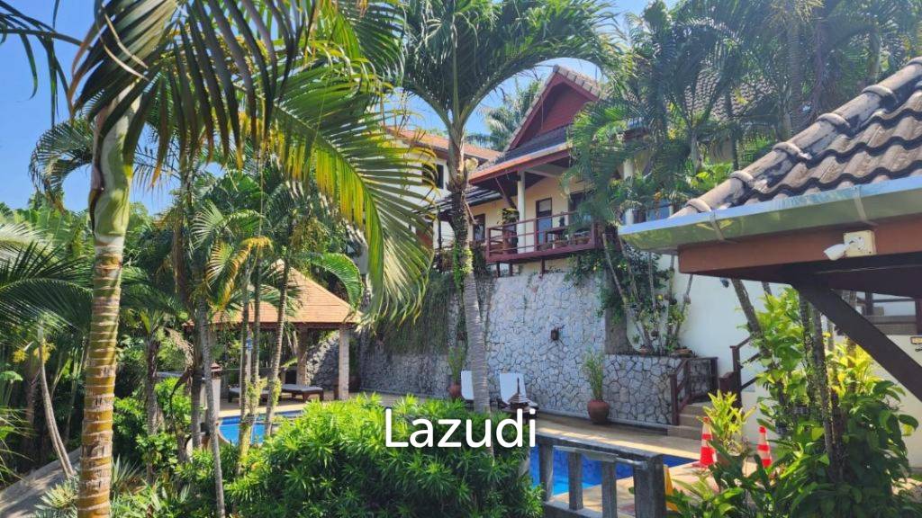 Spacious 4-Bedroom Pool Villa with Sea View for Sale in Patong
