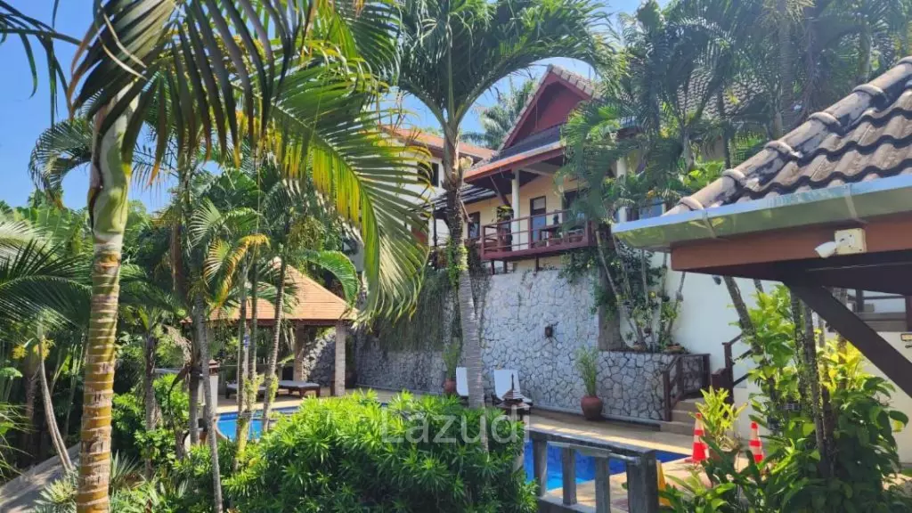 Spacious 4-Bedroom Pool Villa with Sea View for Sale in Patong