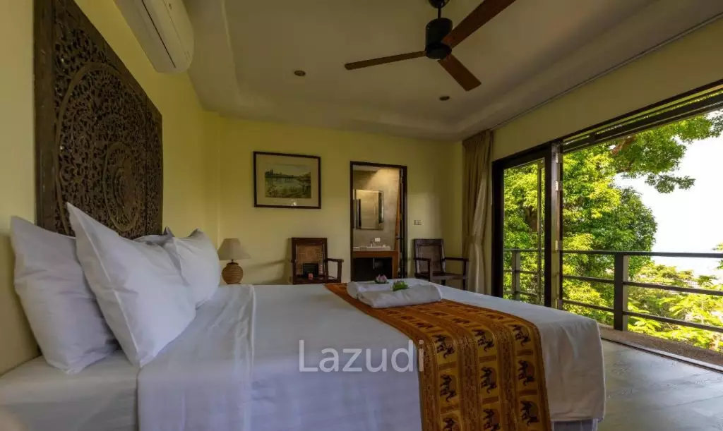Spacious 4-Bedroom Pool Villa with Sea View for Sale in Patong