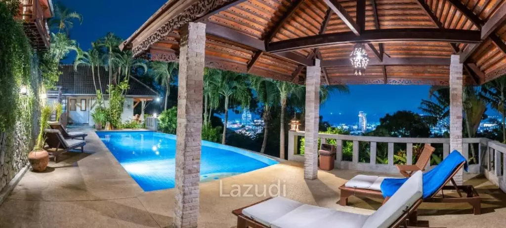 Spacious 4-Bedroom Pool Villa with Sea View for Sale in Patong
