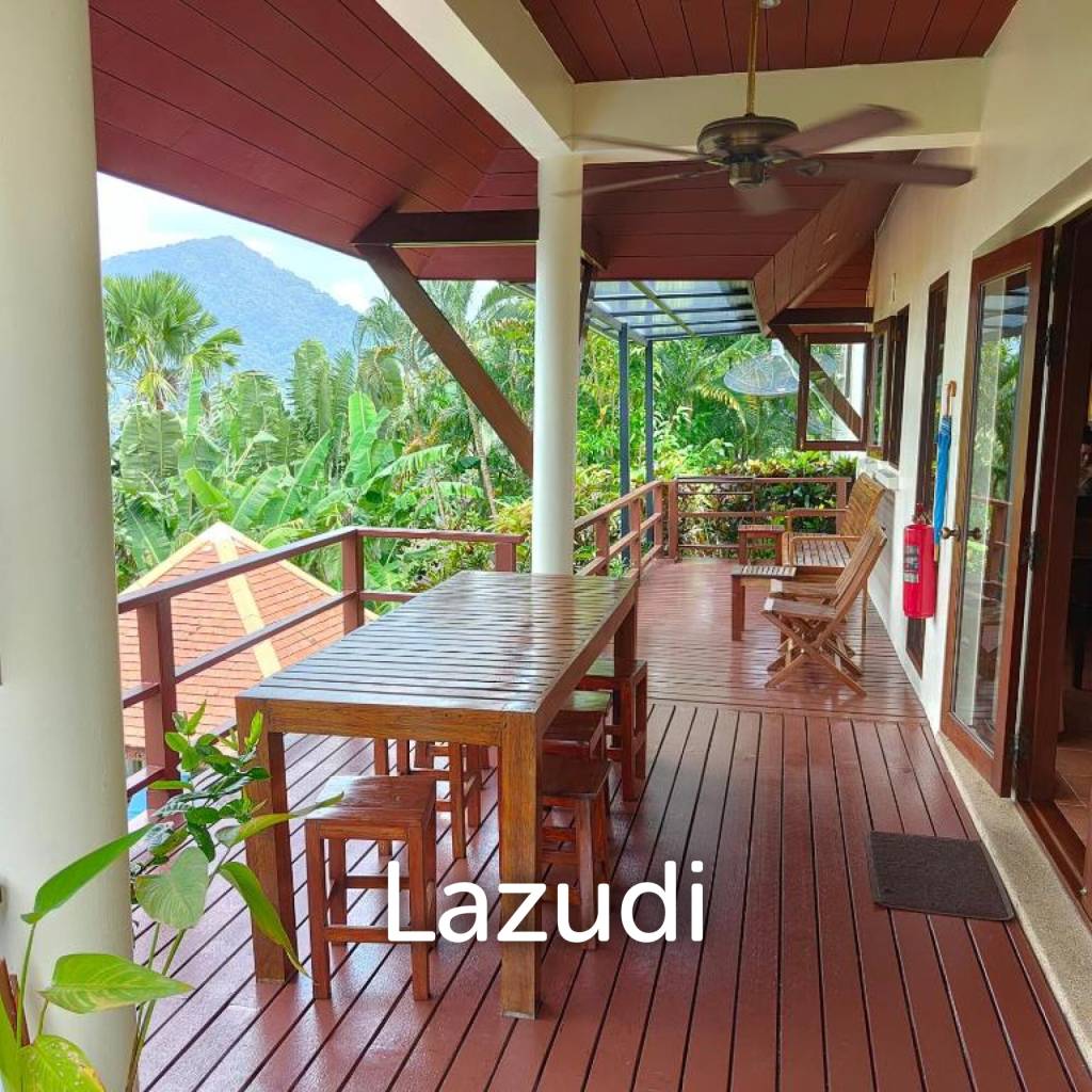 Spacious 4-Bedroom Pool Villa with Sea View for Sale in Patong