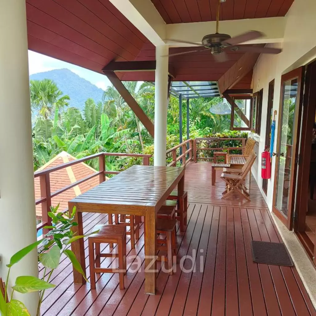 Spacious 4-Bedroom Pool Villa with Sea View for Sale in Patong