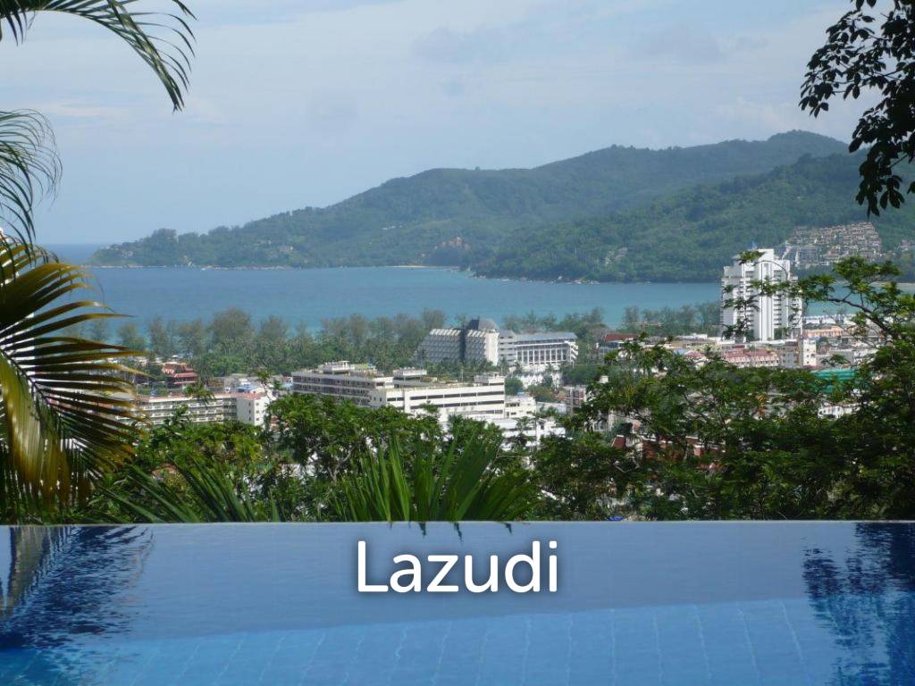 Spacious 4-Bedroom Pool Villa with Sea View for Sale in Patong