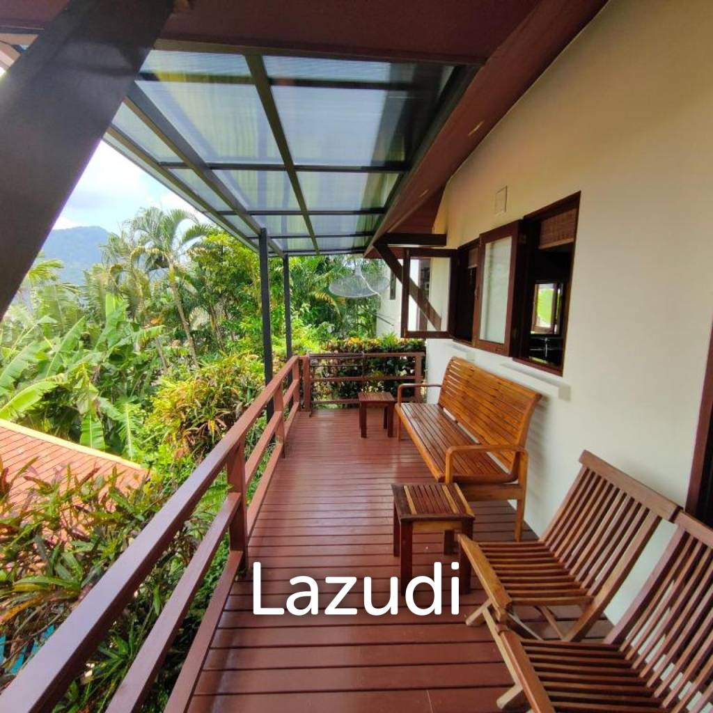 Spacious 4-Bedroom Pool Villa with Sea View for Sale in Patong