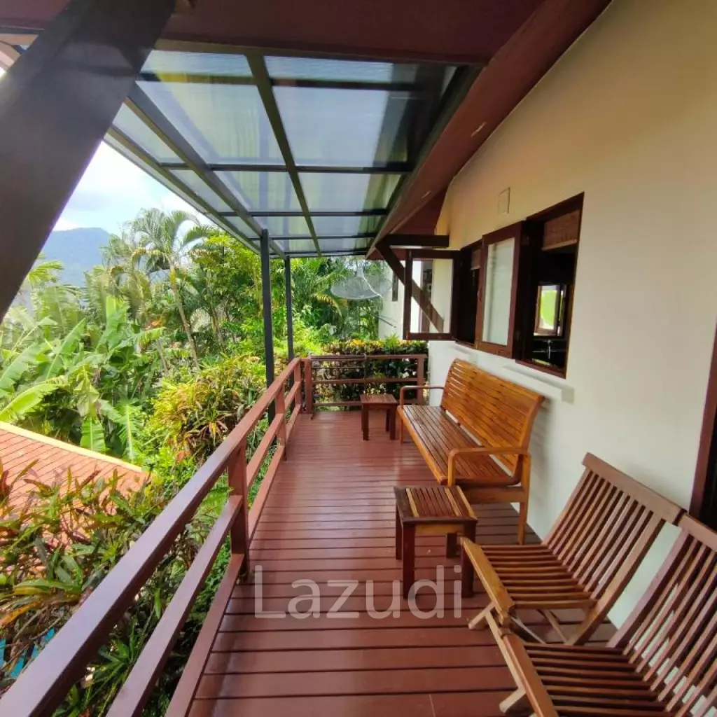 Spacious 4-Bedroom Pool Villa with Sea View for Sale in Patong