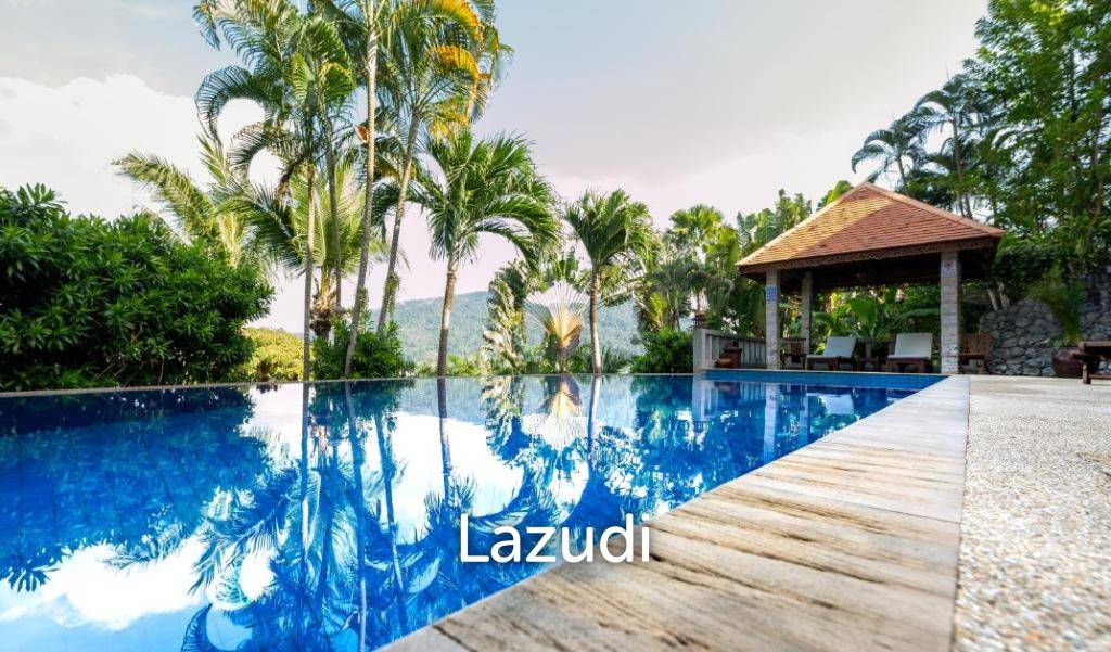 Spacious 4-Bedroom Pool Villa with Sea View for Sale in Patong
