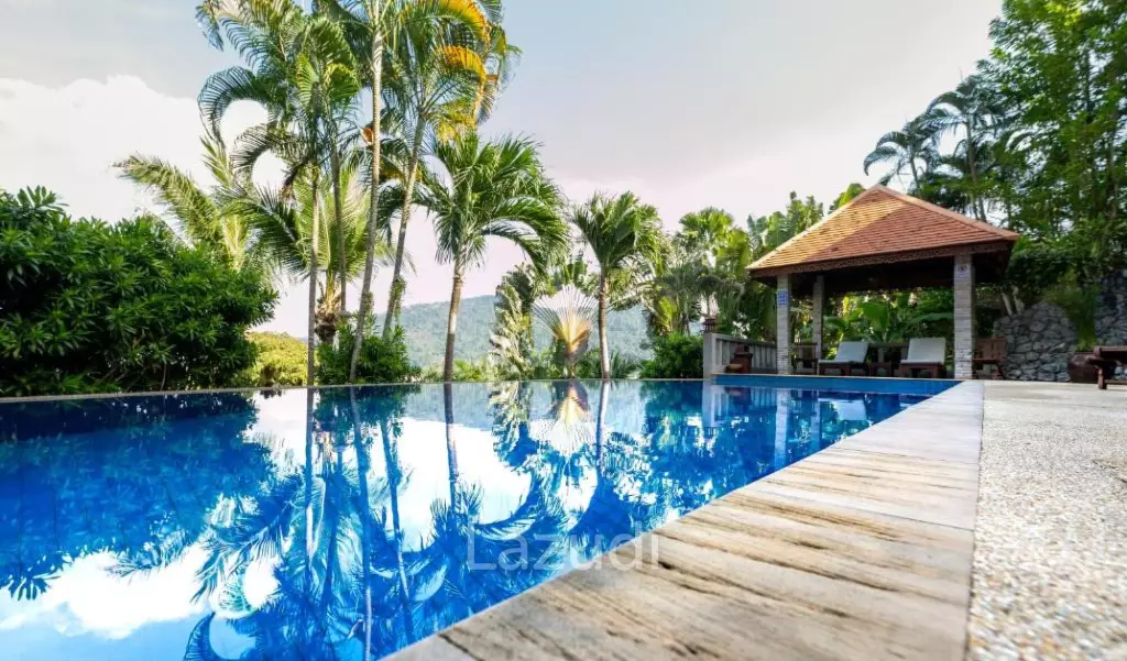 Spacious 4-Bedroom Pool Villa with Sea View for Sale in Patong