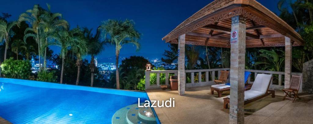 Spacious 4-Bedroom Pool Villa with Sea View for Sale in Patong