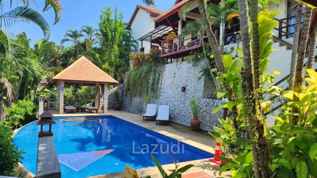 Spacious 4-Bedroom Pool Villa with Sea View for Sale in Patong