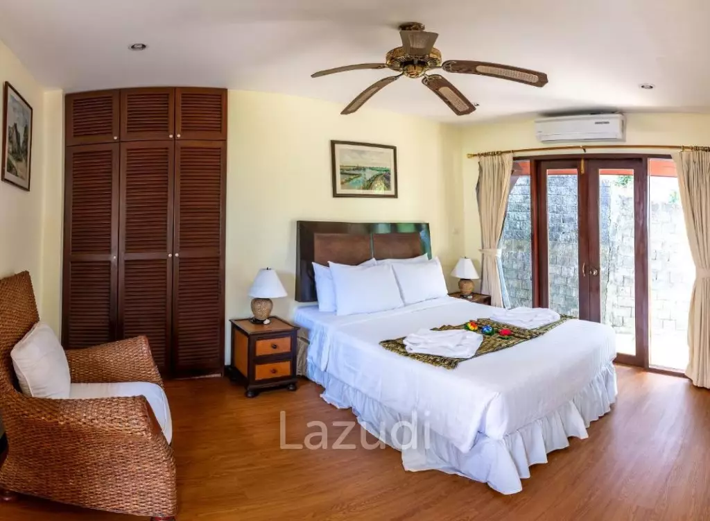 Spacious 4-Bedroom Pool Villa with Sea View for Sale in Patong
