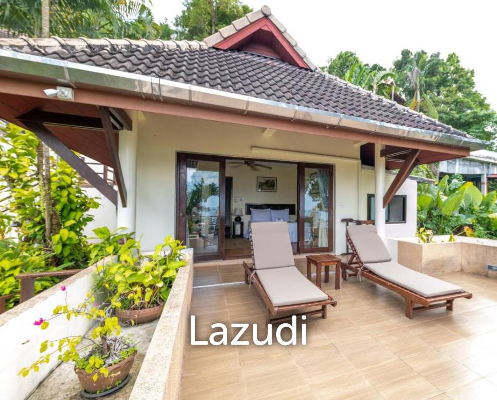 Spacious 4-Bedroom Pool Villa with Sea View for Sale in Patong
