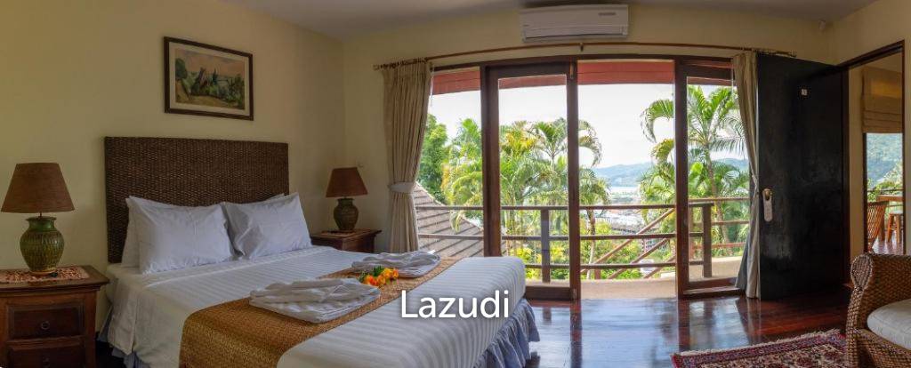 Spacious 4-Bedroom Pool Villa with Sea View for Sale in Patong