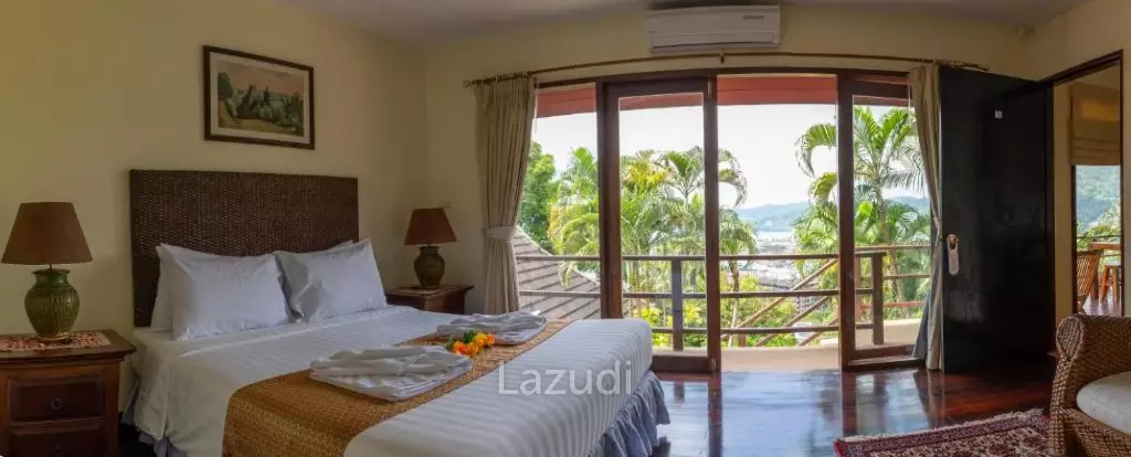 Spacious 4-Bedroom Pool Villa with Sea View for Sale in Patong