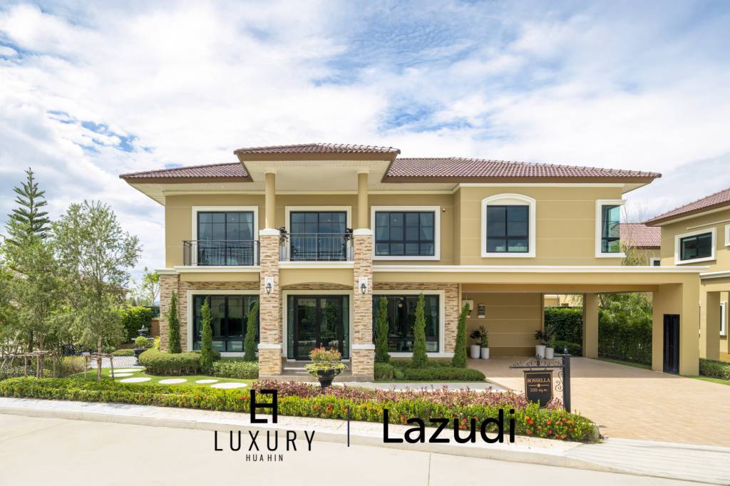 Villa Rossella – Villa im europäischen Stil mit 4 Schlafzimmern und Pool in der Supalai Lagoon Wohnanlage