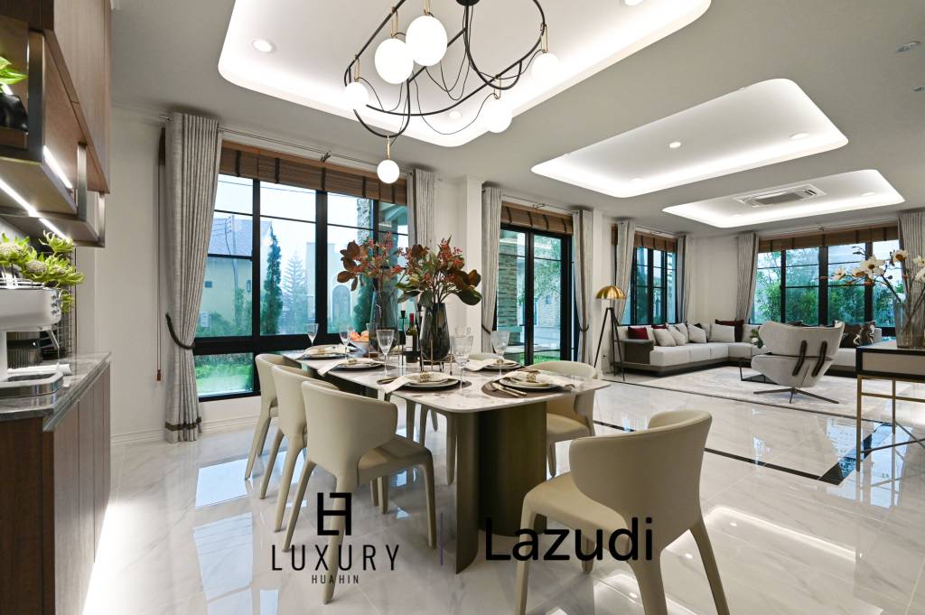 Villa Rossella – Villa im europäischen Stil mit 4 Schlafzimmern und Pool in der Supalai Lagoon Wohnanlage