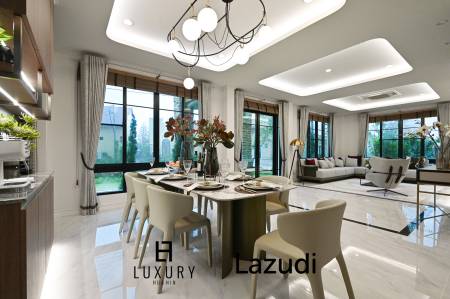 Villa Rossella – Villa im europäischen Stil mit 4 Schlafzimmern und Pool in der Supalai Lagoon Wohnanlage