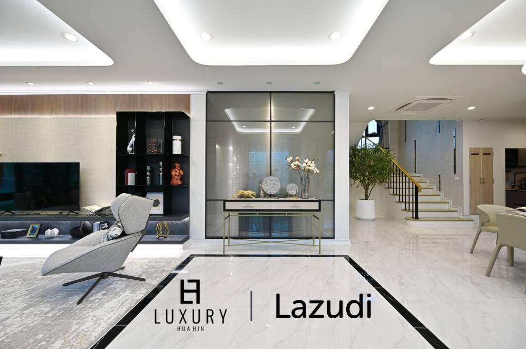 Villa Rossella – Villa im europäischen Stil mit 4 Schlafzimmern und Pool in der Supalai Lagoon Wohnanlage