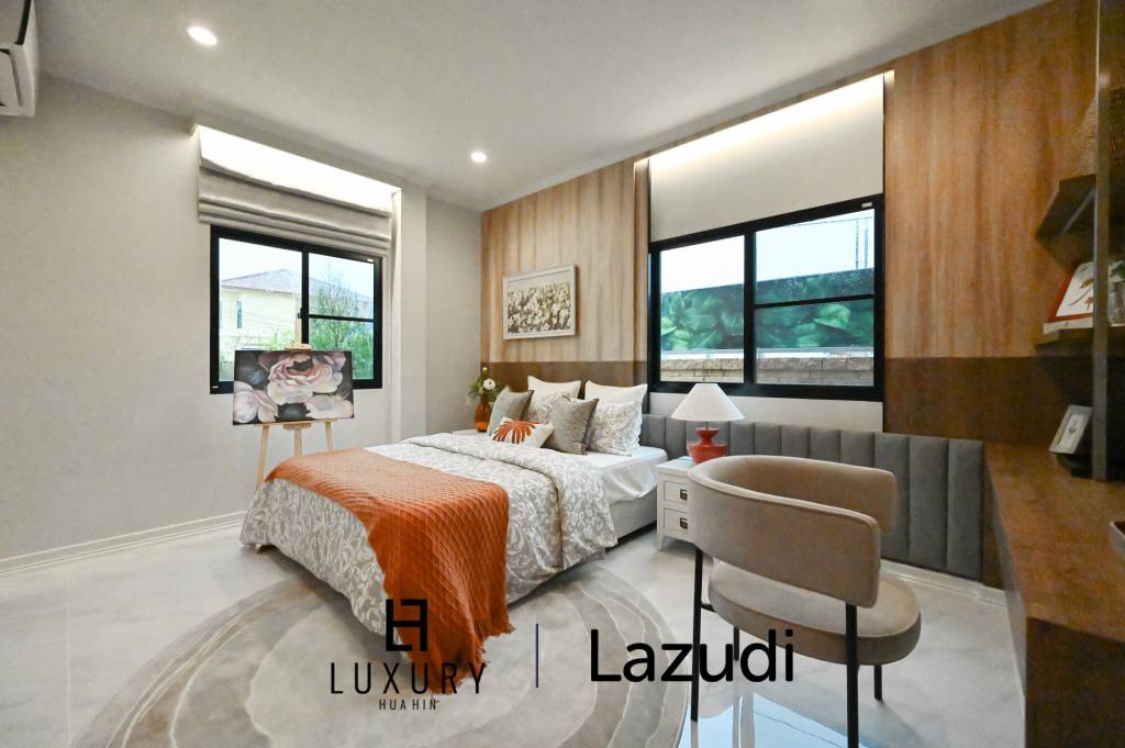 Villa Rossella – Villa im europäischen Stil mit 4 Schlafzimmern und Pool in der Supalai Lagoon Wohnanlage