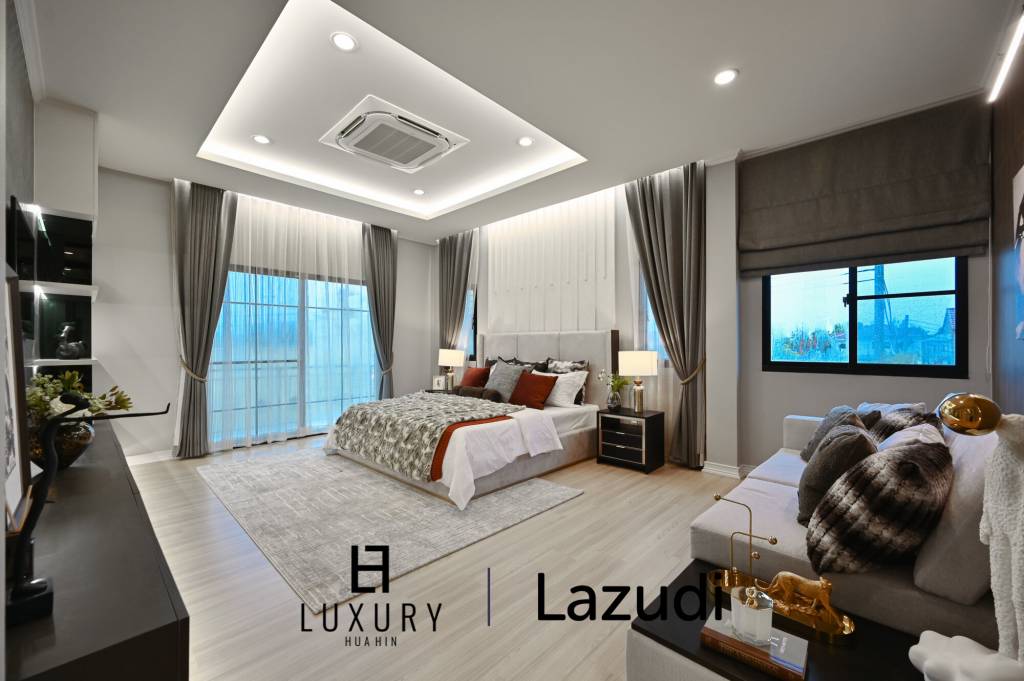 Villa Rossella – Villa im europäischen Stil mit 4 Schlafzimmern und Pool in der Supalai Lagoon Wohnanlage