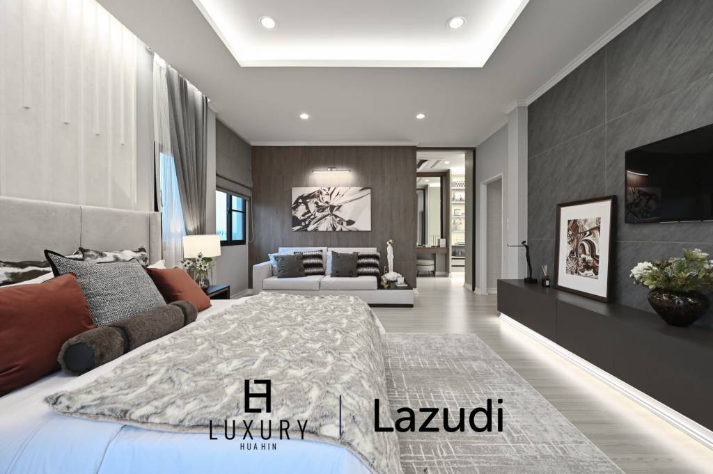 Villa Rossella – Villa im europäischen Stil mit 4 Schlafzimmern und Pool in der Supalai Lagoon Wohnanlage