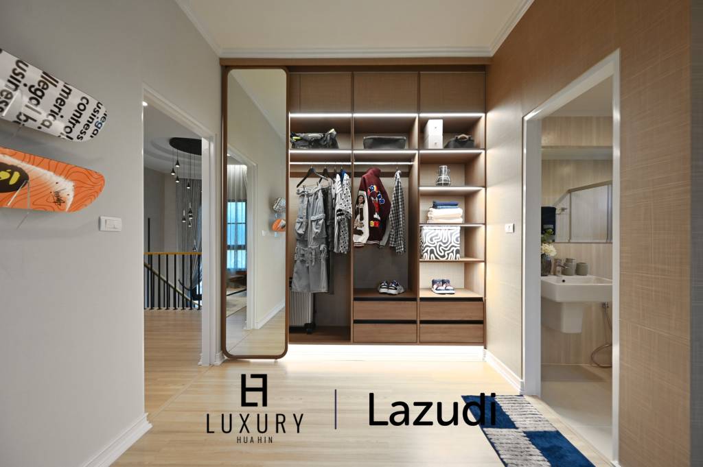 Villa Rossella – Villa im europäischen Stil mit 4 Schlafzimmern und Pool in der Supalai Lagoon Wohnanlage