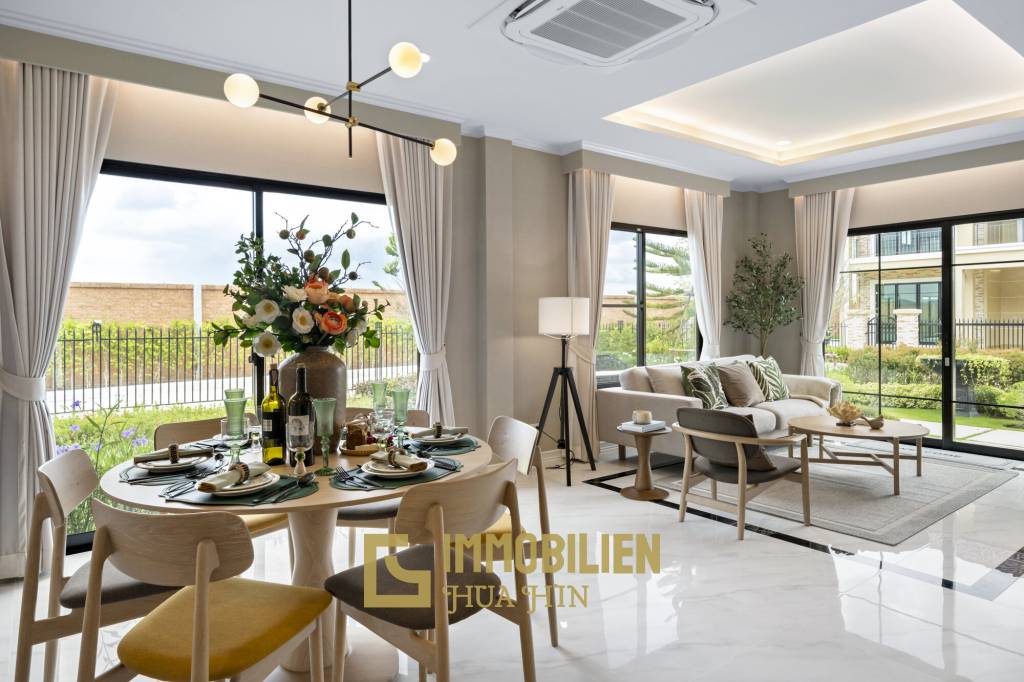 Villa Ricco – Villa de style européen classique avec 4 chambres dans le complexe hôtelier Supalai Lagoon Resort