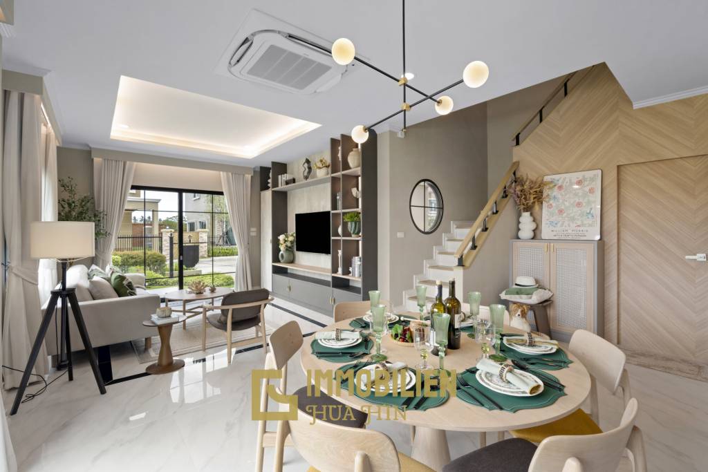 Villa Ricco – Villa de style européen classique avec 4 chambres dans le complexe hôtelier Supalai Lagoon Resort