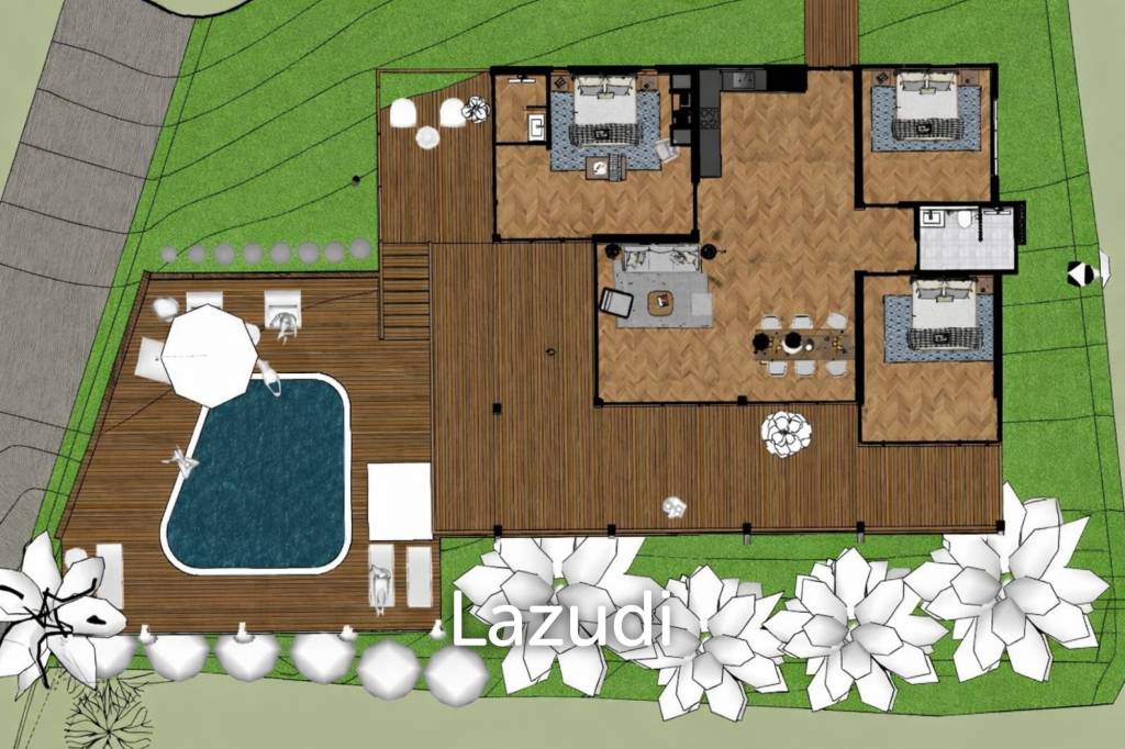 Villa to Complete with Sea and Mountain Views – Chaloklum