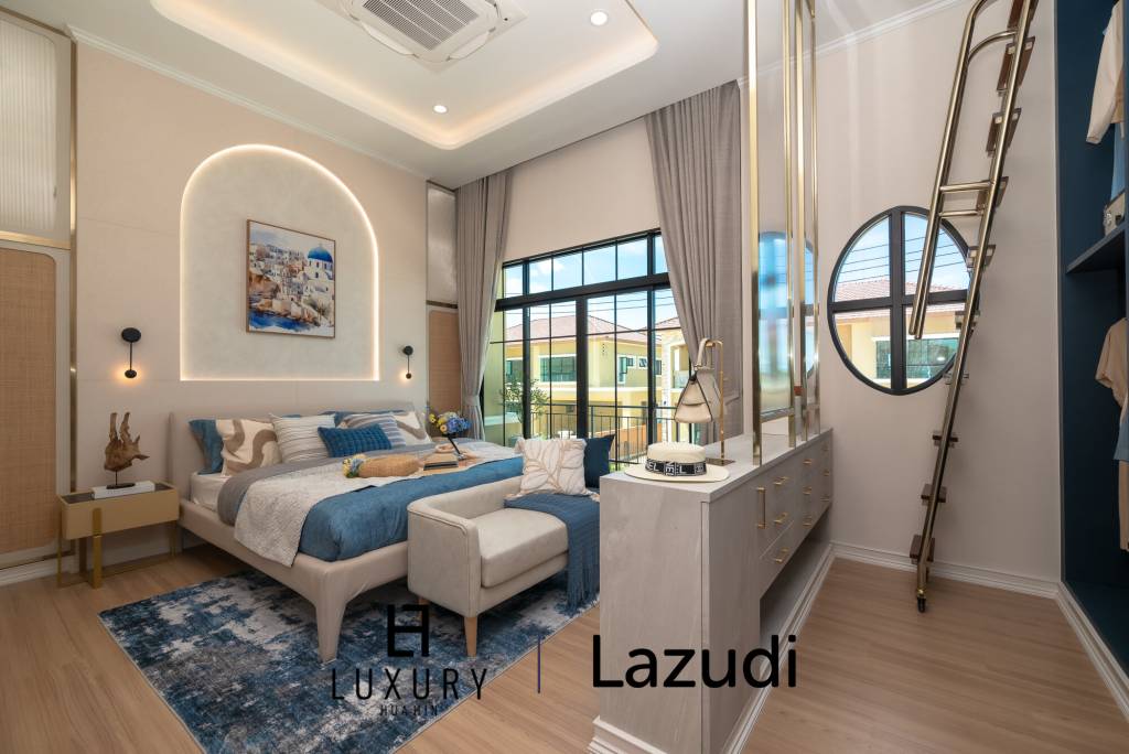 Вилла Градино – вилла в европейском стиле с 4 спальнями в курортном комплексе Supalai Lagoon Resort, Хуа Хин.