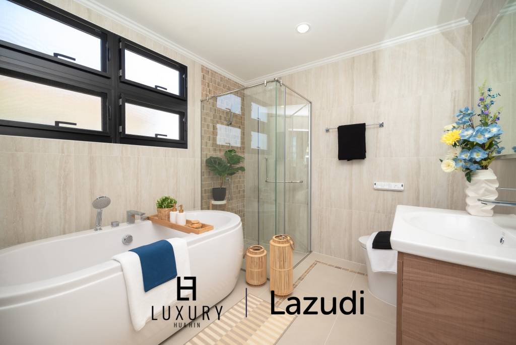 Вилла Градино – вилла в европейском стиле с 4 спальнями в курортном комплексе Supalai Lagoon Resort, Хуа Хин.