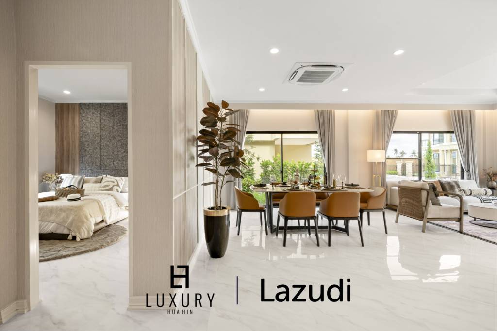 Вилла Регина – в классическом европейском стиле: вилла с 4 спальнями в курортном комплексе Supalai Lagoon Resort, Хуа Хин.