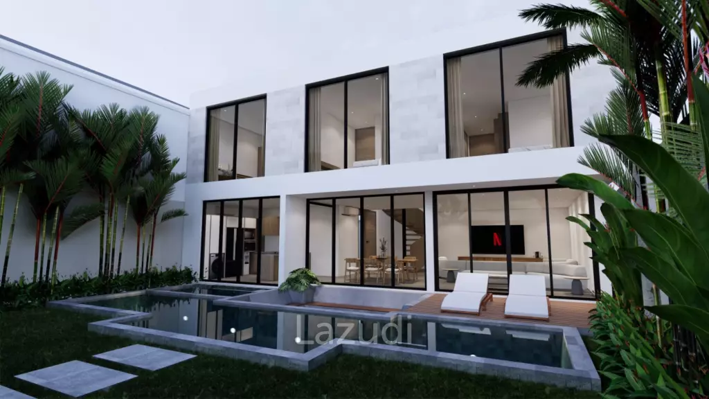 Stylish Three Bedroom Villa with 41 Year Lease for sale in Canggu