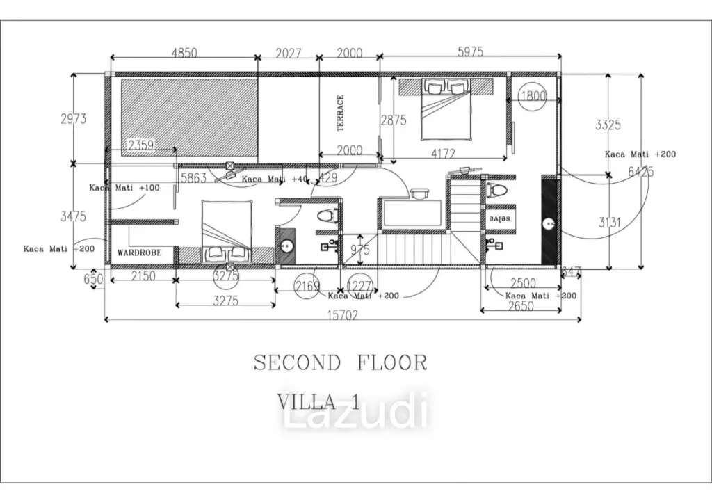 Three Bedroom Leasehold Villa with long lease for sale close to Legian Beach