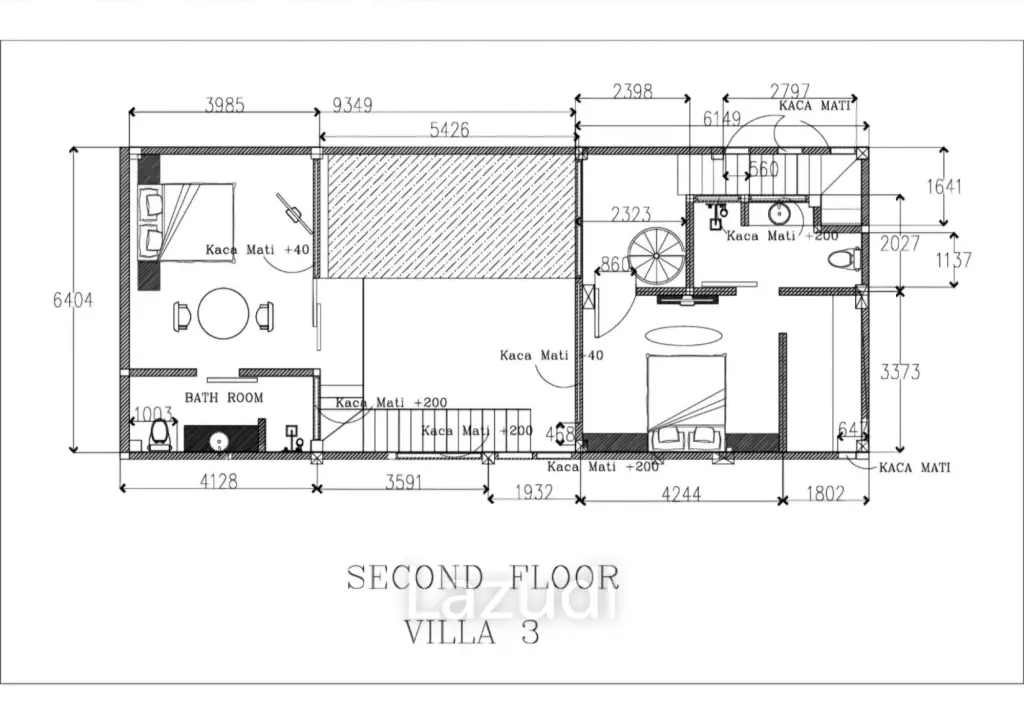 Three Bedroom Leasehold Villa with long lease for sale close to Legian Beach