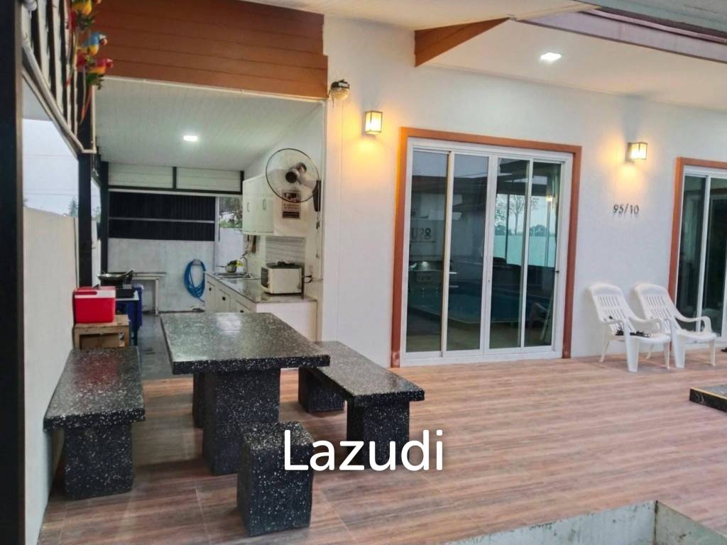 256 sqm Pool Villa with Slide in Thap Tai Huahin