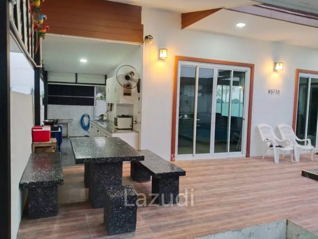 256 sqm Pool Villa with Slide in Thap Tai Huahin