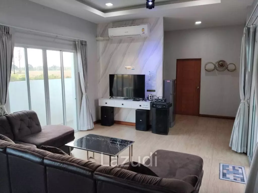 256 sqm Pool Villa with Slide in Thap Tai Huahin