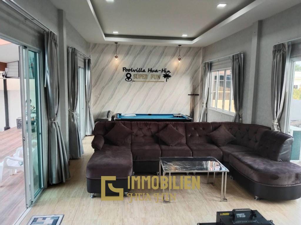 256 sqm Pool Villa with Slide in Thap Tai Huahin