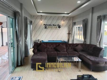 256 sqm Pool Villa with Slide in Thap Tai Huahin