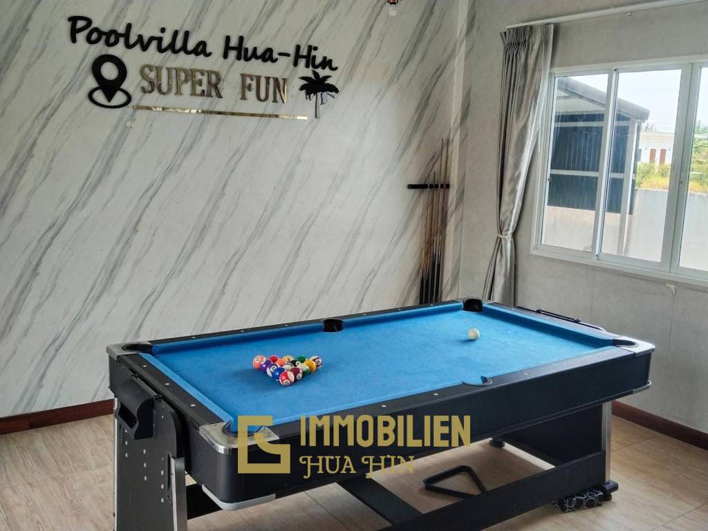 256 sqm Pool Villa with Slide in Thap Tai Huahin