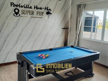 256 sqm Pool Villa with Slide in Thap Tai Huahin