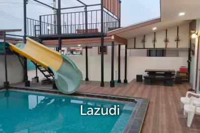 256 sqm Pool Villa with Slide in Thap Tai Huahin